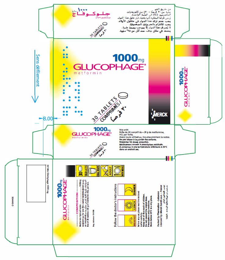 Glucophage Tablets 1g